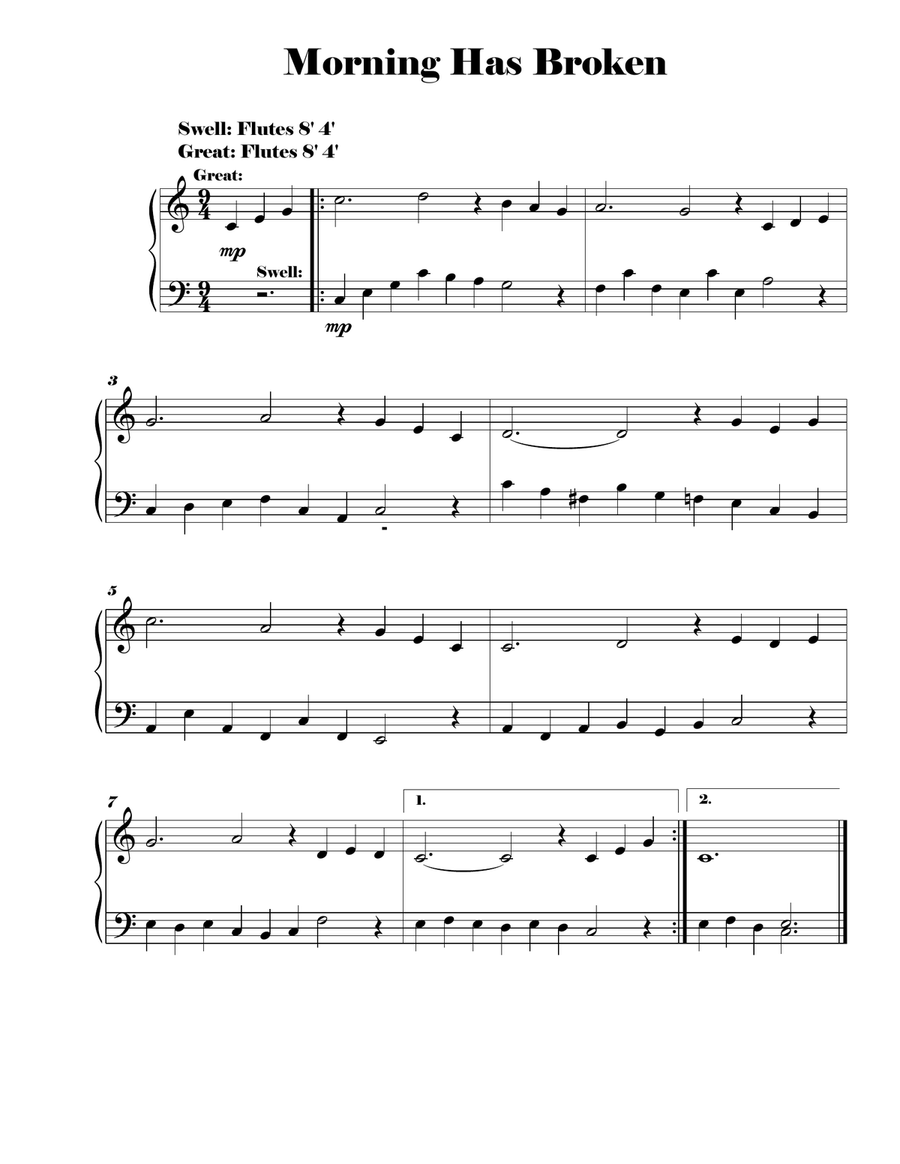 Lutheran Songs of Worship and Praise for the New Organist + Method Songbook for Manuals Only Organ Solo scores gallery preview page 6
