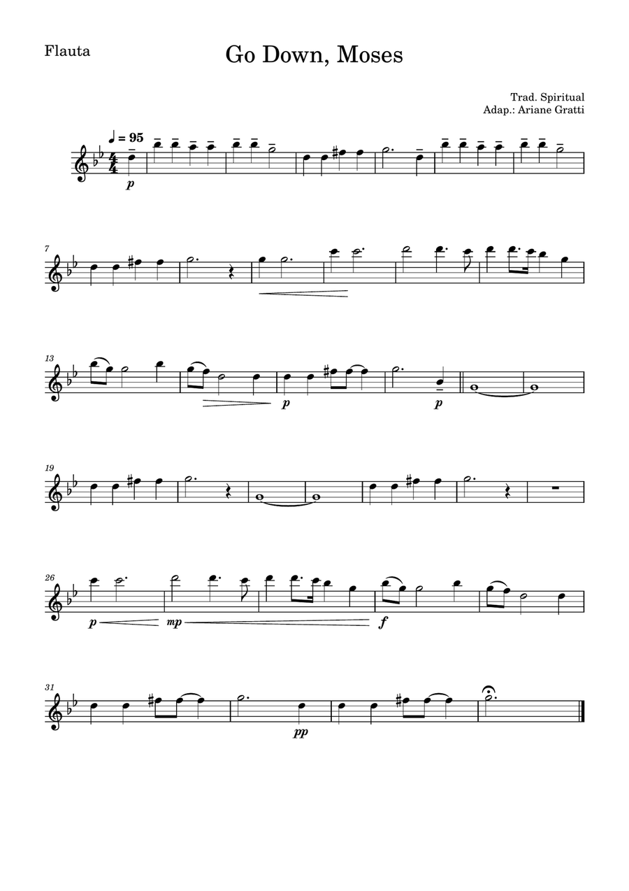 Go Down Moses Go Down Moses Small Ensemble scores gallery preview page 3