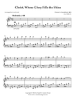 Christ, Whose Glory Fills the Skies (new age piano)