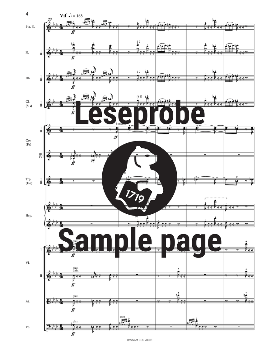 L'Apprenti sorcier (The Sorcerer's Apprenctice) Orchestra scores gallery preview page 5