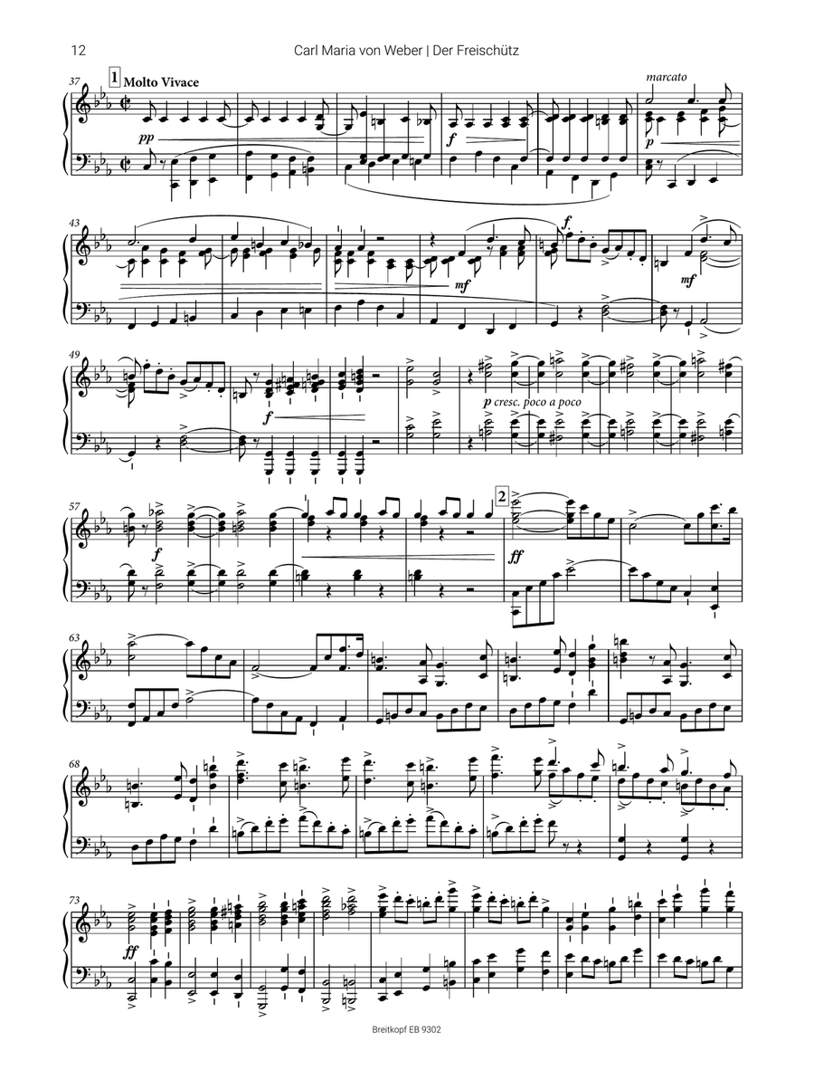 Der Freischütz WeV C.7 Der Freischütz WeV C.7 Choir scores gallery preview page 3