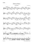 Zdrávas Maria / Ave Maria für Sopran oder Tenor und gemischten Chor (ad libitum) mit Violine und Klavier/Orgelbegleitung (1904)