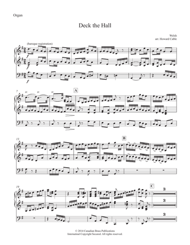 Deck the Hall (with Organ) - Organ