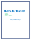 Theme for Clarinet