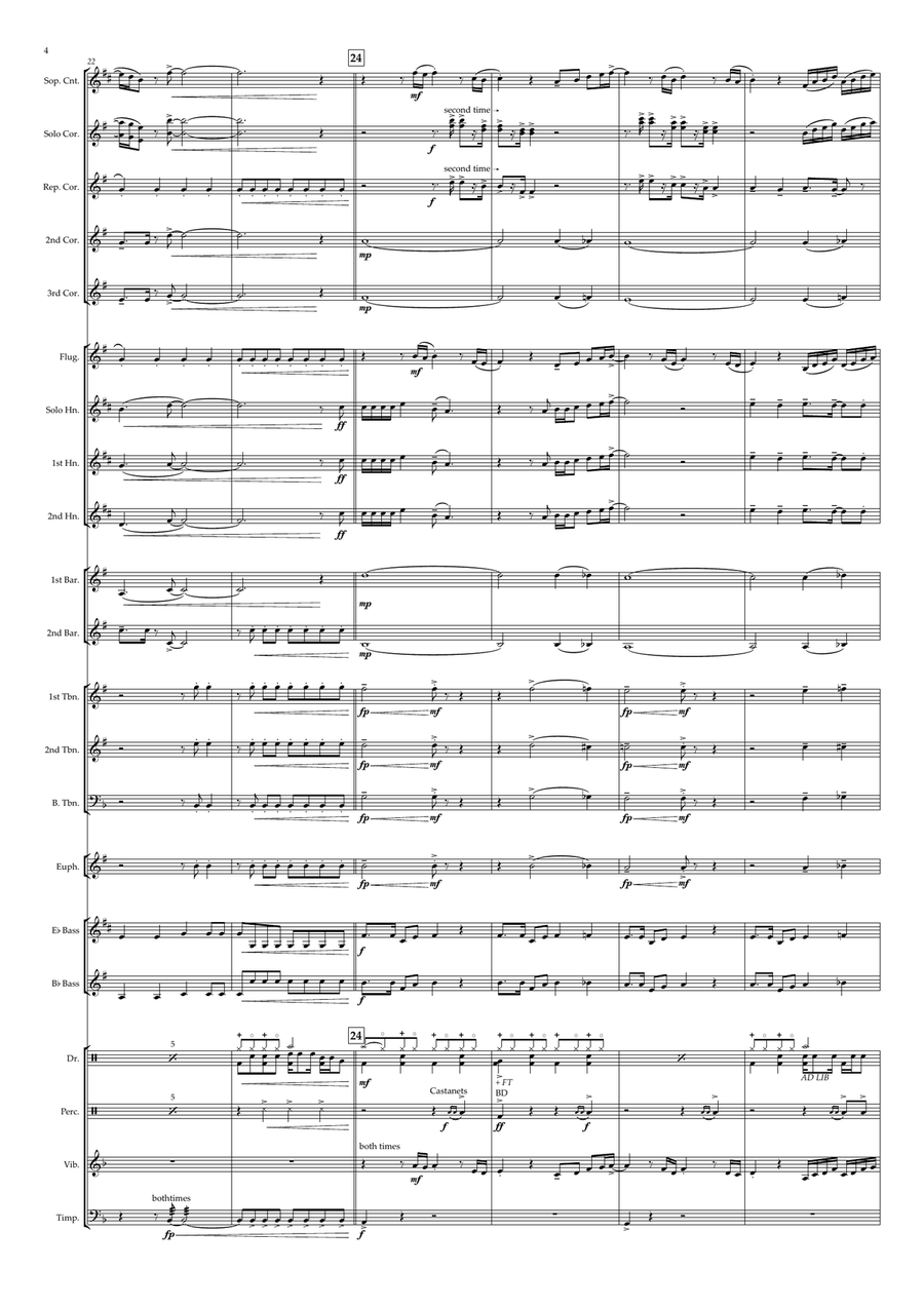 Murder On The Dancefloor by Sophie Ellis-Bextor Brass Band - Digital Sheet Music page 4