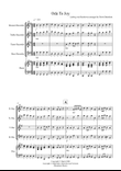 Ode to Joy for Recorder Quartet (easy version) mini preview
