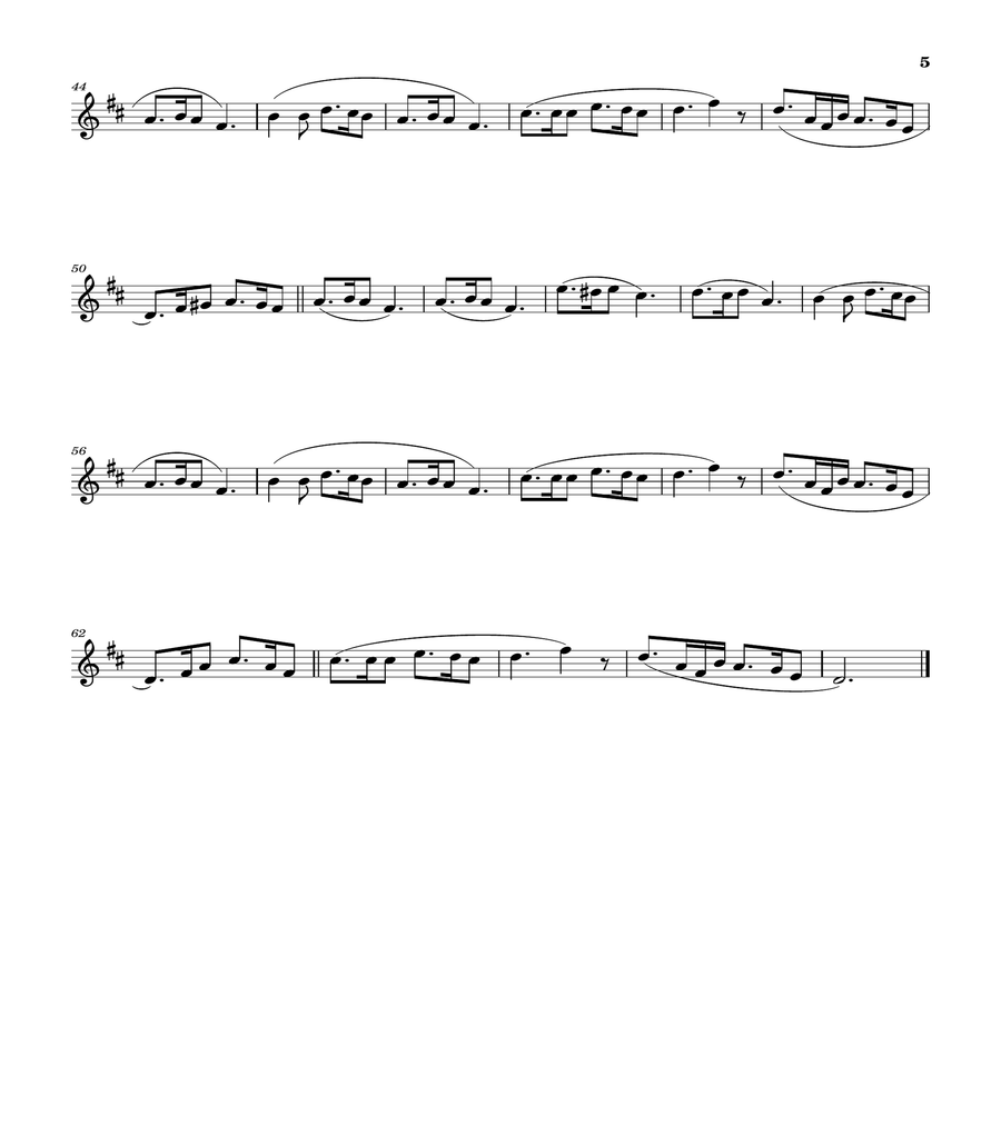 Silent Night - Arranged for Violin Duet. String Duet scores gallery preview page 5