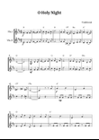 O Holy Night- Violin Duet
