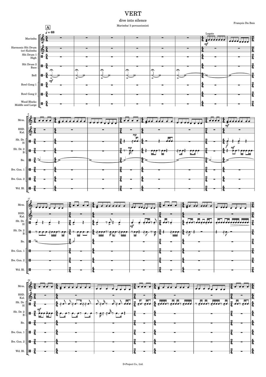 Vert Percussion Ensemble scores gallery preview page 2