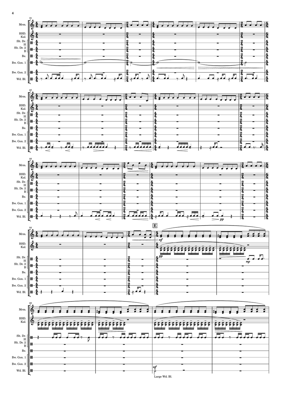 Vert Percussion Ensemble scores gallery preview page 5