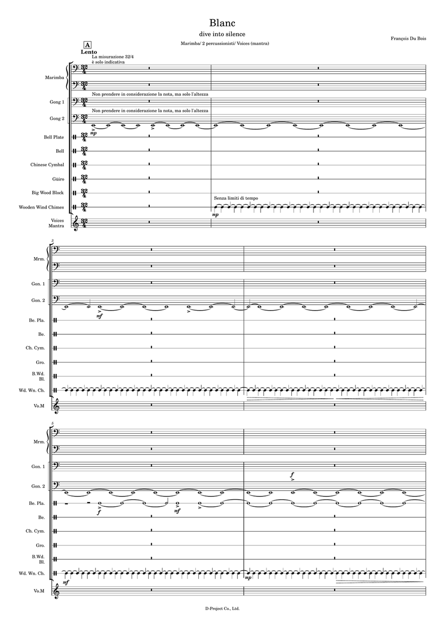 Blanc Percussion Ensemble scores gallery preview page 2