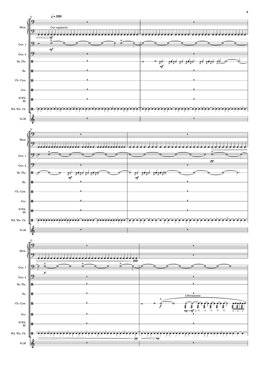 Blanc Percussion Ensemble scores gallery preview page 4
