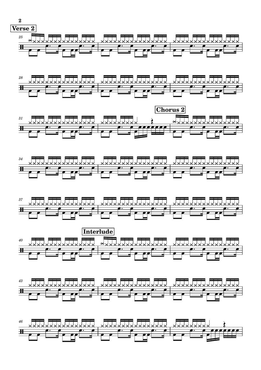 Fly Away Fly Away Drum Set scores gallery preview page 2