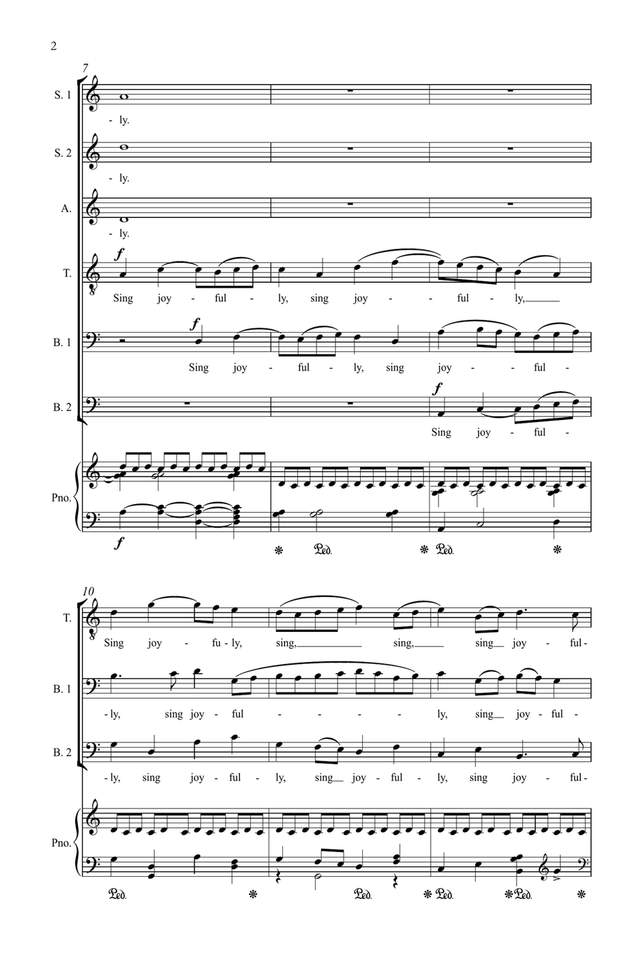 Sing Joyfully Sing Joyfully Choir scores gallery preview page 3