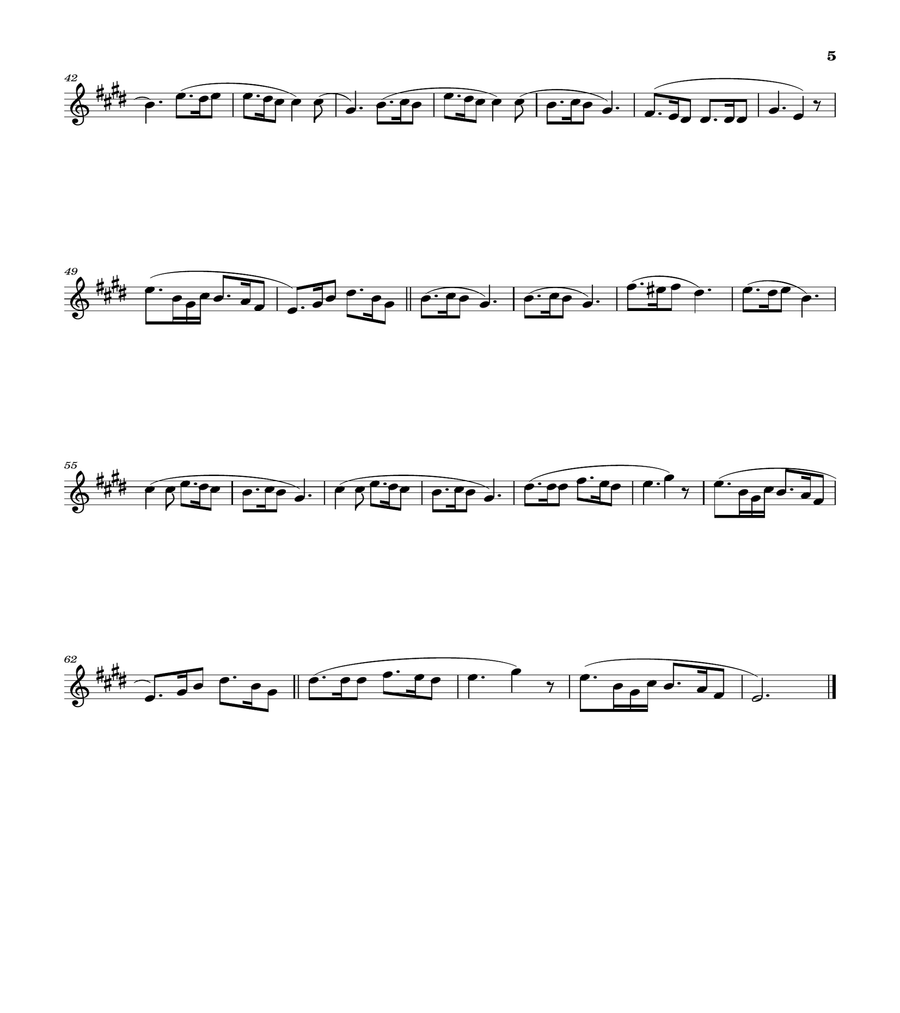 Silent Night – Arranged for Clarinet and Classical Guitar (Score and Parts) Chamber Music scores gallery preview page 5