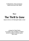 The Thrill Is Gone.