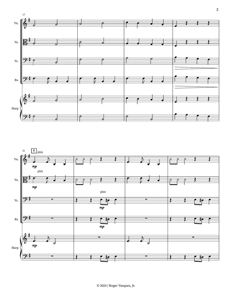 Triceratops Tango Triceratops Tango String Orchestra scores gallery preview page 5