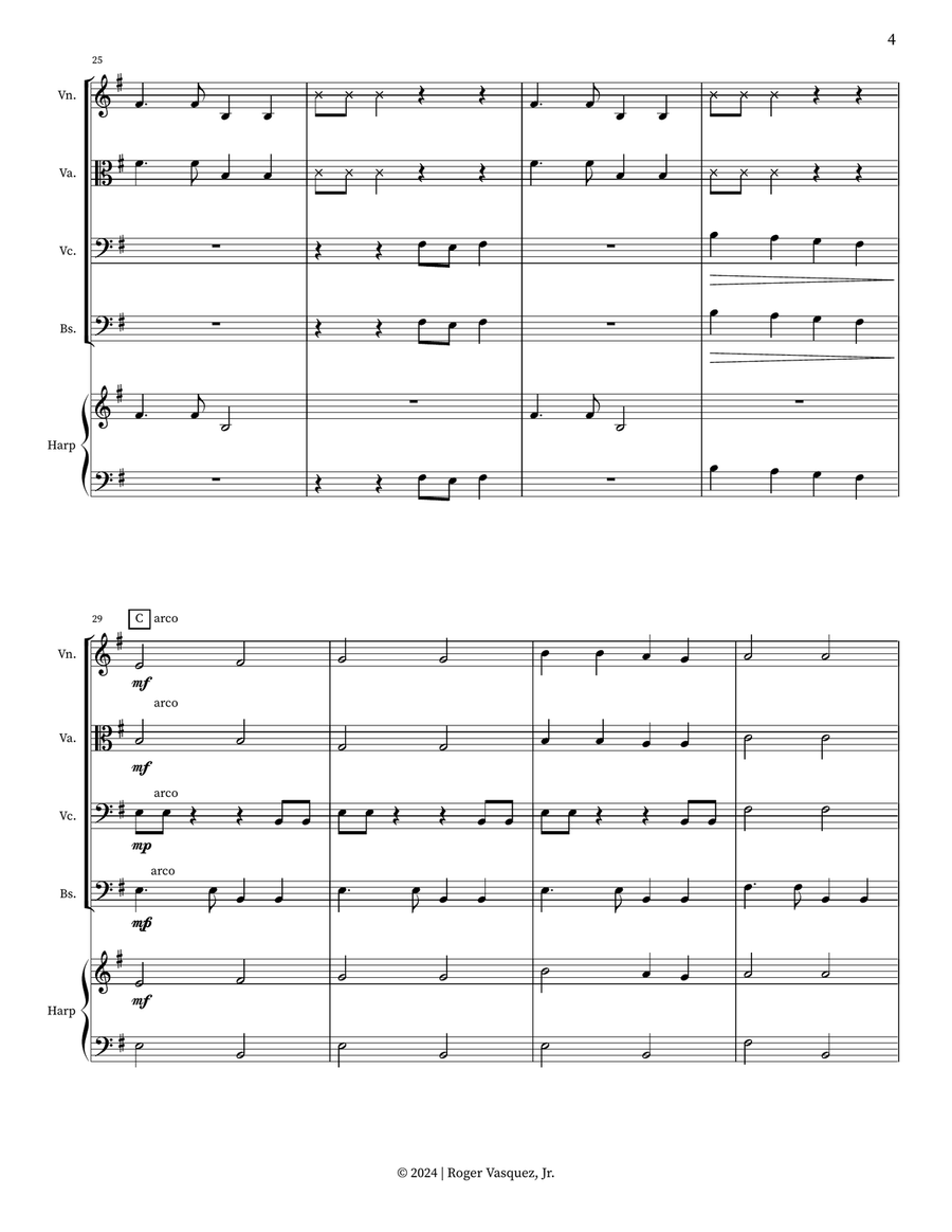 Triceratops Tango Triceratops Tango String Orchestra scores gallery preview page 6
