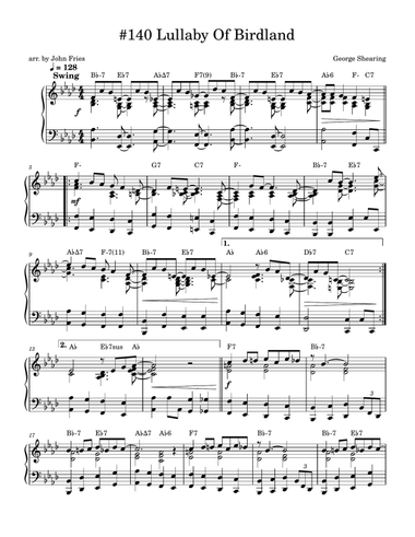 Lullaby Of Birdland