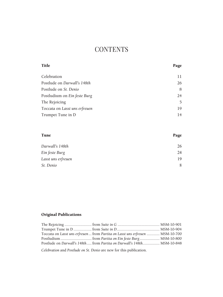 The Rejoicing (Downloadable) Organ scores gallery preview page 3