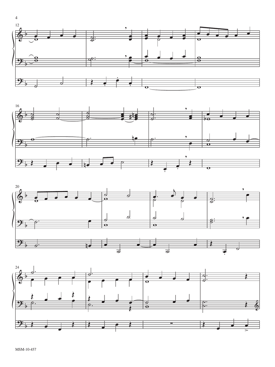 Be Joyful! Be Joyful! Organ scores gallery preview page 4