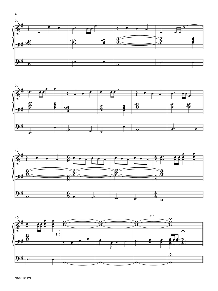 When in Our Music (Downloadable) Organ scores gallery preview page 4