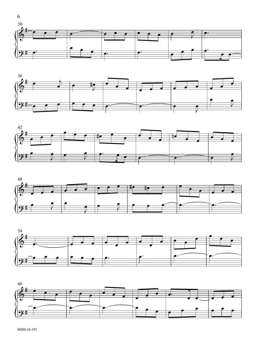 When in Our Music (Downloadable) Organ scores gallery preview page 6