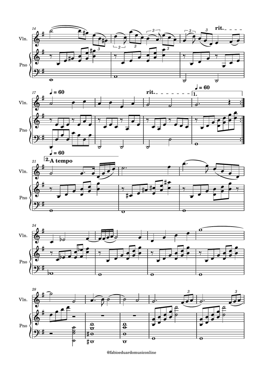 Thais (Meditation) - Free Mp3 Playback + Solo and Piano Parts Piano Accompaniment scores gallery preview page 3