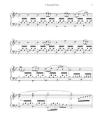A Thousand Years Piano Solo scores gallery preview page 3