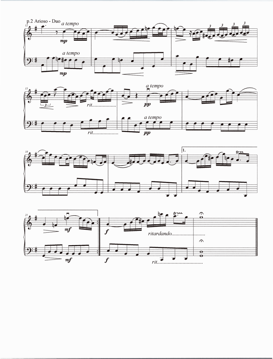 Arioso String Duet scores gallery preview page 3