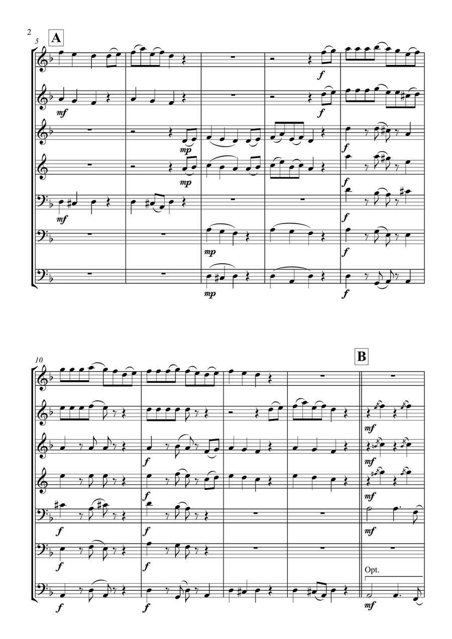 The Streets of Cairo The Streets of Cairo Woodwind Ensemble scores gallery preview page 3