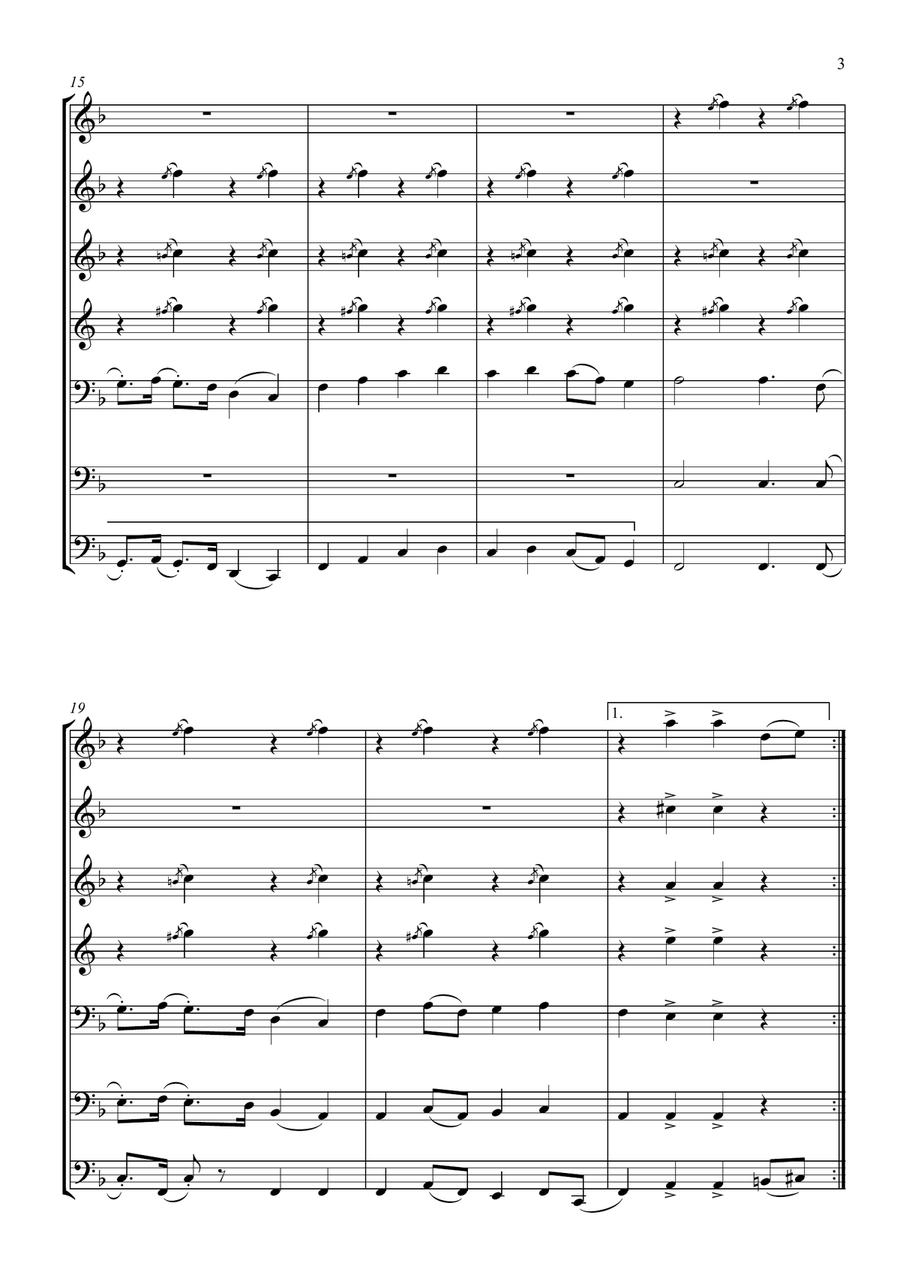 The Streets of Cairo The Streets of Cairo Woodwind Ensemble scores gallery preview page 4