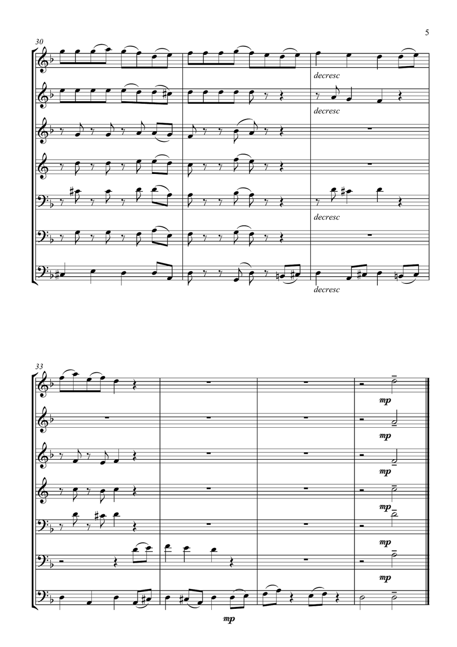 The Streets of Cairo The Streets of Cairo Woodwind Ensemble scores gallery preview page 6