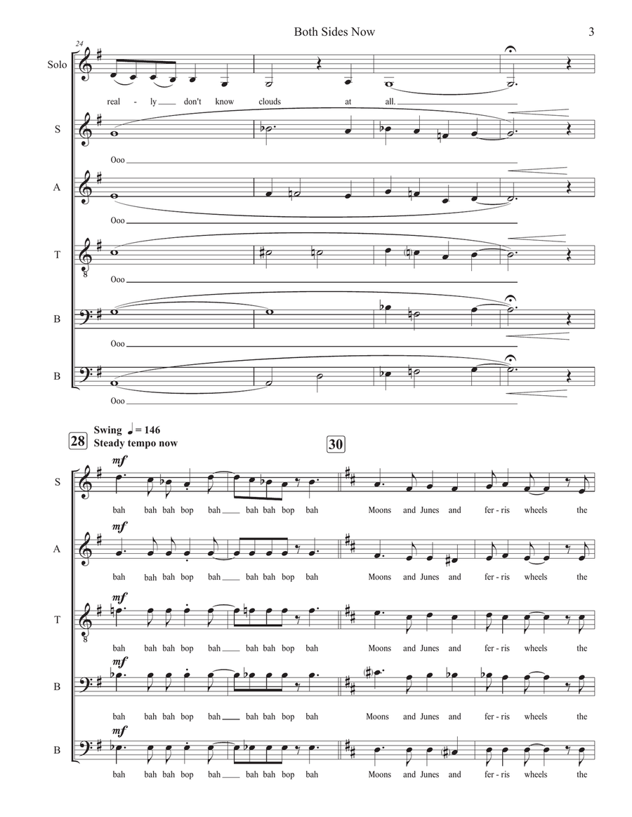 Both Sides Now Both Sides Now Divisi scores gallery preview page 3