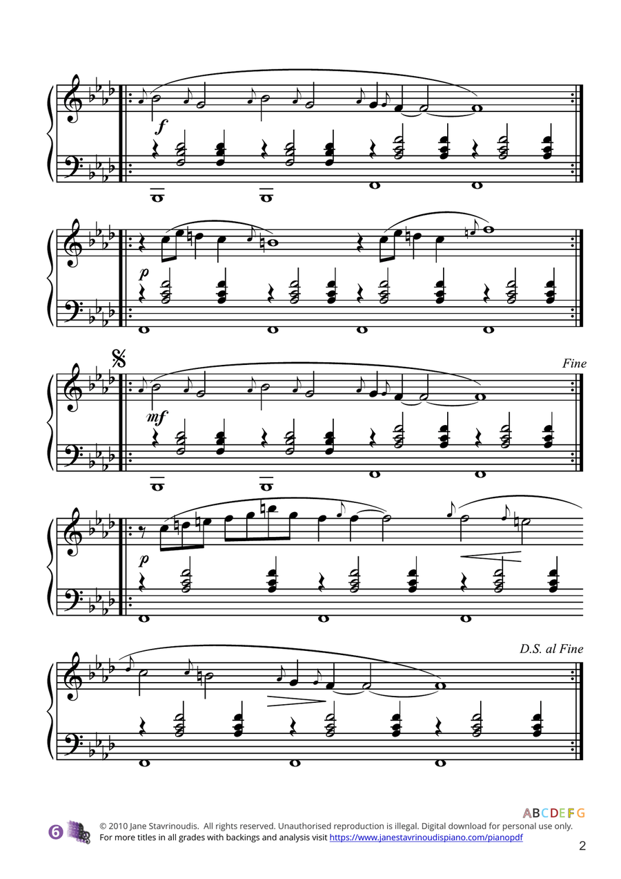 Gnossienne No. 1 from Trois Gnossiennes Piano Method scores gallery preview page 2