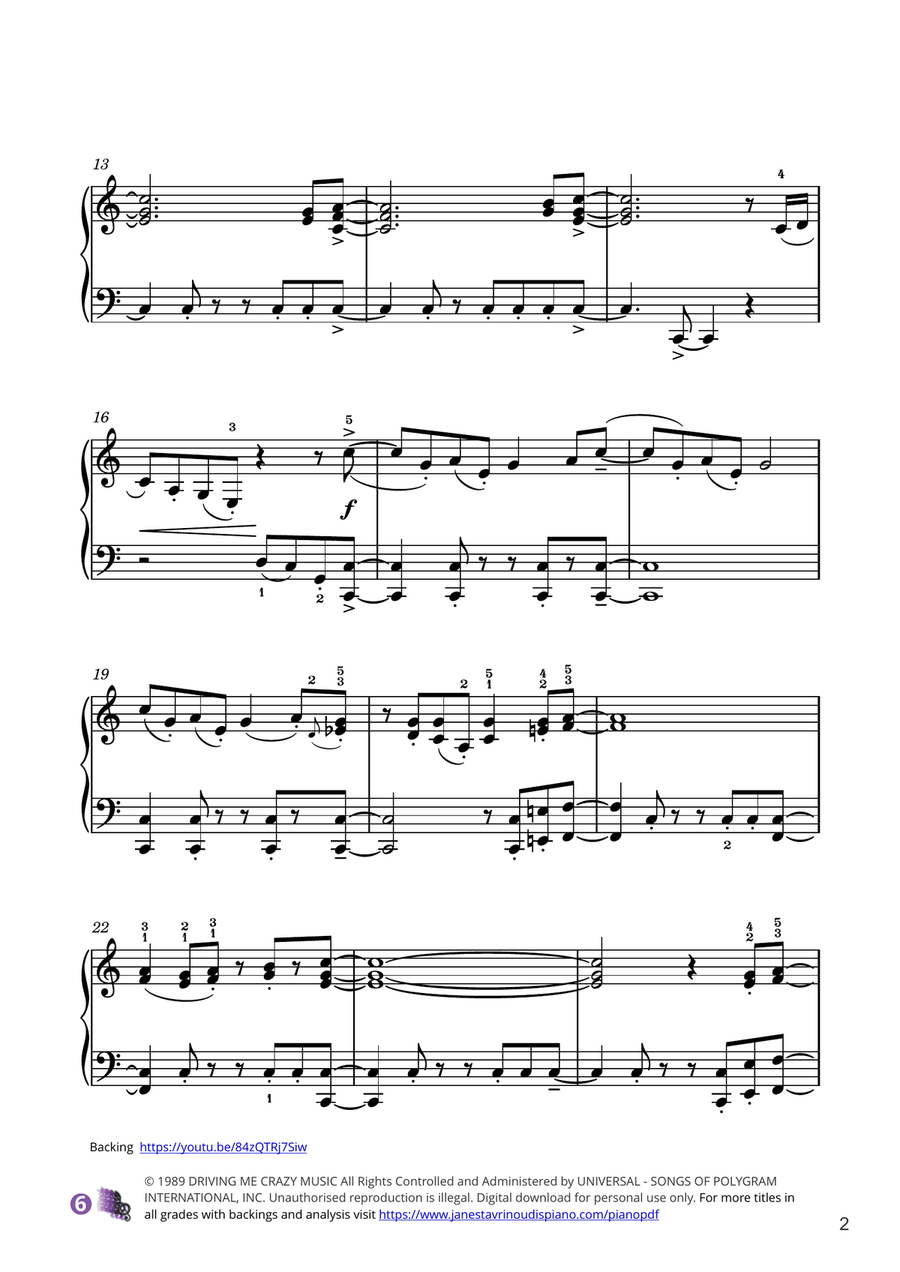 Driving Miss Daisy Piano Solo scores gallery preview page 2
