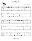 Kitty's Night Out, Elementary Halloween Piano Solo