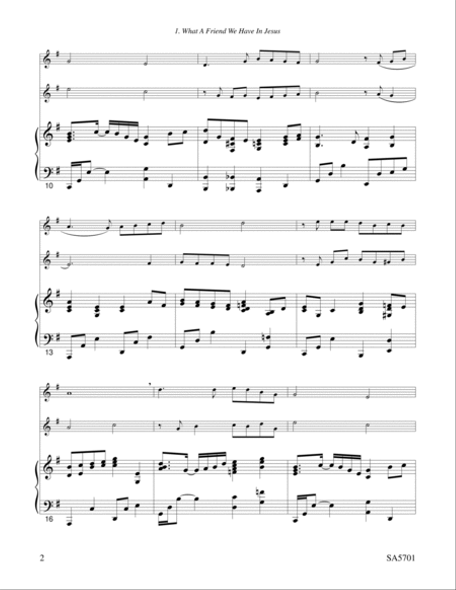 Easy Instrumental Worship Library Set of Parts scores gallery preview page 2