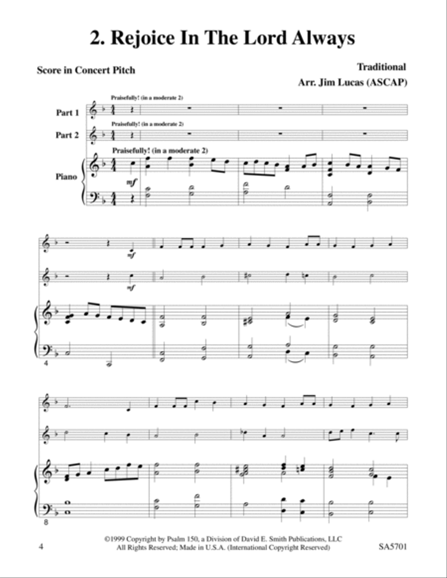 Easy Instrumental Worship Library Set of Parts scores gallery preview page 4