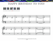 Happy Birthday To You! (Piano Level Primer B)