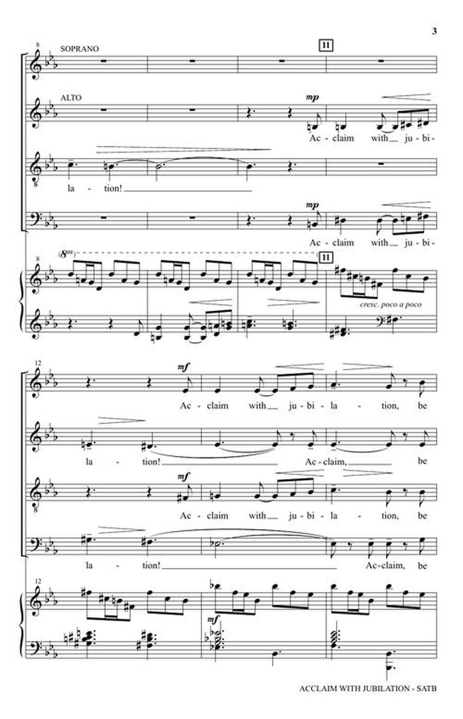Acclaim with Jubilation Acclaim with Jubilation 4-Part scores gallery preview page 4
