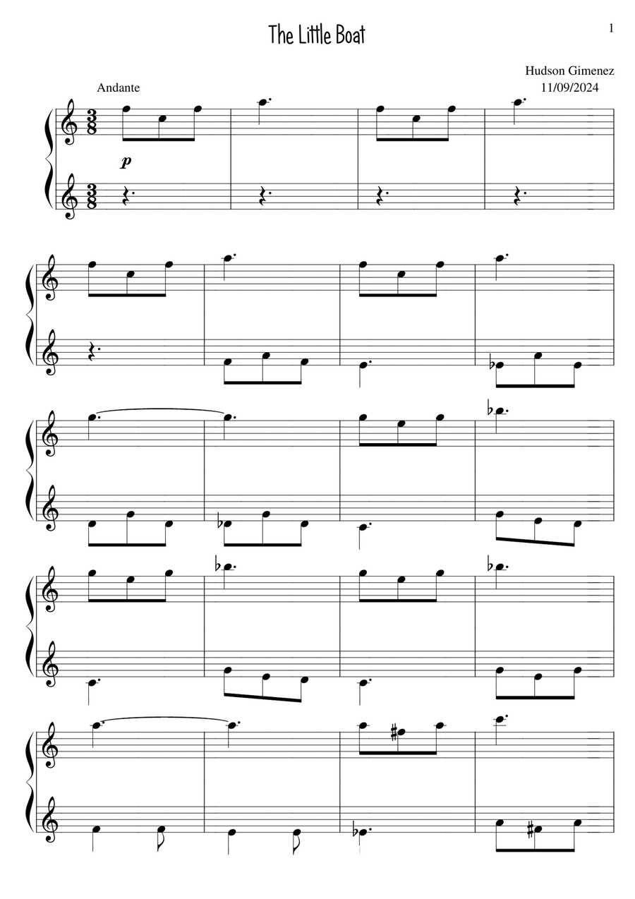 Children's Album - Book 1 Easy Piano scores gallery preview page 3