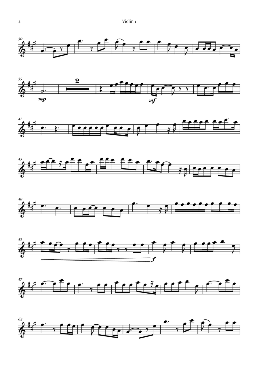 Die With A Smile String Orchestra scores gallery preview page 6