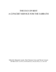 The Day of Rest for Cantor and SATB MixedChorus (Piano-Vocal Edition, S'fardic Hebrew Dialect)