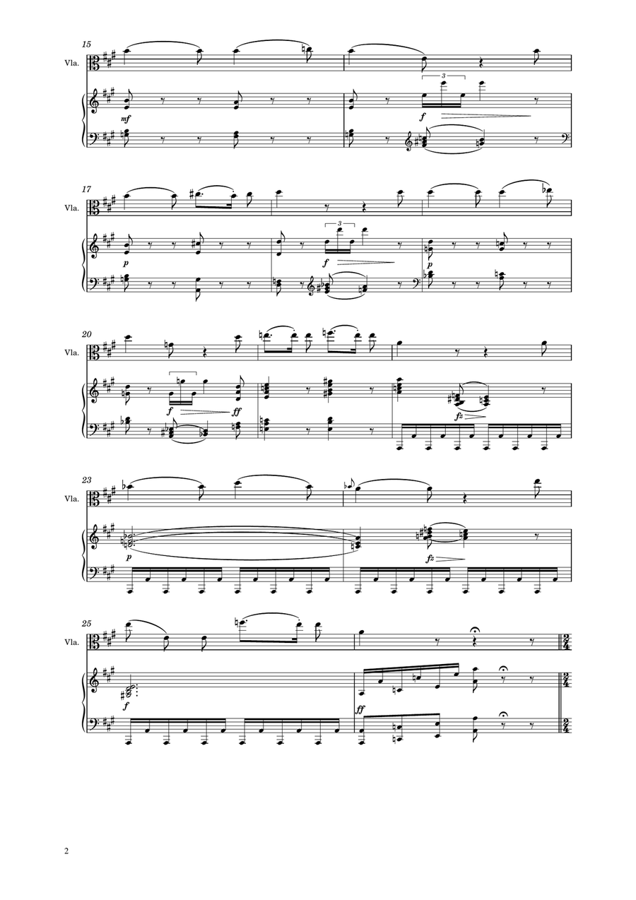 Winterreise D.911 - XI. Frühlingstraum Viola scores gallery preview page 3