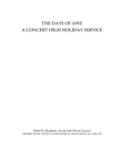 The Days of Awe for Cantor and SSA Treble Chorus (Piano-Vocal Edition, Ashk'nazic Hebrew Dialect)