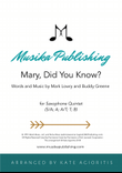 Mary, Did You Know?