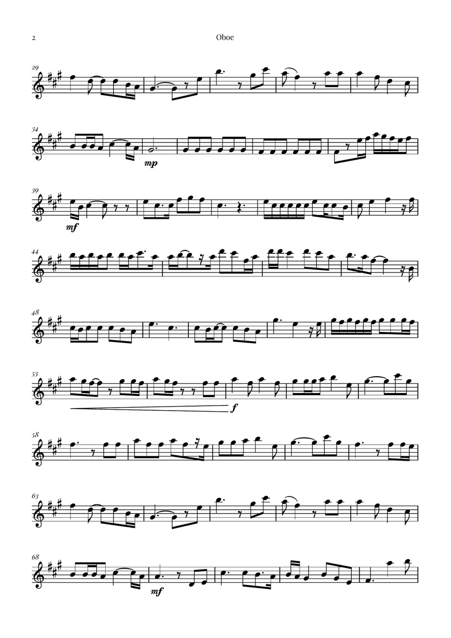 Die With A Smile Woodwind Duet scores gallery preview page 5