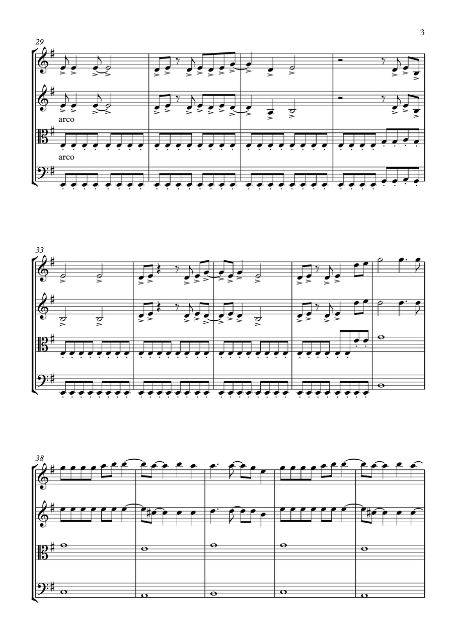 Children Of The Revolution String Quartet scores gallery preview page 3