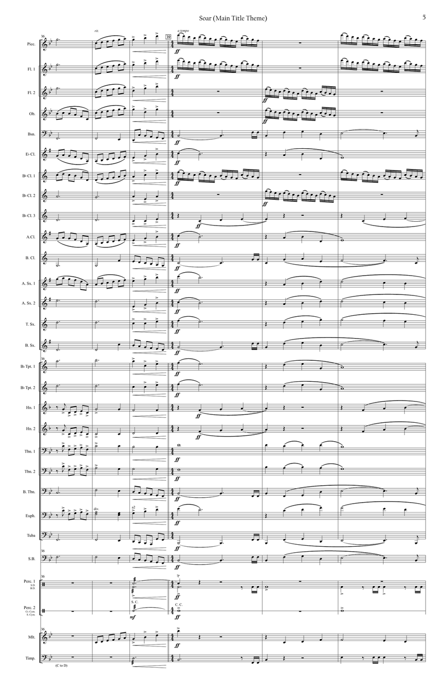 Soar (Main Title Theme From 